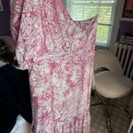 EXPRESS Floral Puff Sleeve Dress Photo 6