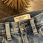 Abercrombie & Fitch  Patchwork Denim
The Ankle Straight Ultra High Rise Size 26/2 Photo 6