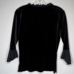 Vintage Black Velvet‎ Long Skirt Set Black Size undefined Photo 7