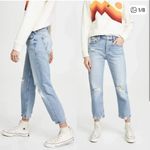 Women’s MOTHER The Tomcat Jeans Wash The Confession Blue Size 26 Photo 2