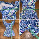 Lilly Pulitzer La Fortuna Romper in Pinch Pinch Blue Periwinkle Photo 14