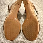 Antonio Melani  9 Selena metallic perforated t strap cork platform wedge 3088 Photo 1