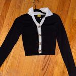 Long Sleeve Two Tone Top Multiple Photo 0