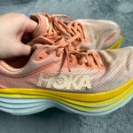 Hoka Women's 8 ONE ONE Bondi 8 Running Shoes Shell Coral Peach Parfait Photo 8