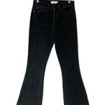 Tory Burch  Wade frayed flare jeans stone washed black sz 26 Photo 10