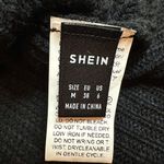 Women's Sweater Solid One Shoulder Sweater Size M Black Size M Photo 7