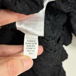 Old Navy  Fitted Puff-Sleeve Smocked Top in Black Jack - Size S Photo 5