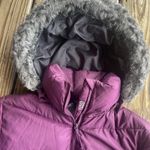 Columbia Women's XS Purple Long Down Puffer Coat Omni Heat Detachable Hood Photo 7