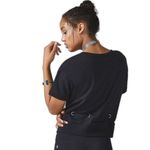 Fabletics | Odin Cinch Waist Detail Black Tee French Terry Fabric Size XS Photo 2