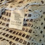 Cream Crochet Bell Sleeve Top Boutique Branded AZ Size M Photo 3