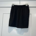 Boohoo  Black Mini slip Skirt with slit size 2. In perfect condition! Photo 3