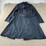 The Limited  Womens Trench Coat Medium Blue Rain Lightweight Jacket Casual Career Photo 8