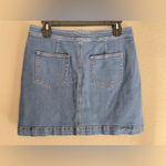 Loft Denim Button Down Jean Skirt Size 14 Photo 2