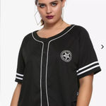 BlackCraft Craft 13 Size Medium Black Cropped Baseball Jersey‎ Photo 0