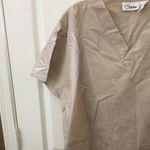 FINAL MARKDOWN Ladies life scrub top small Tan Photo 1