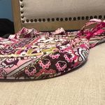 Vera Bradley  Pink and Purple Floral Cotton Crossbody Bag Photo 10