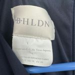 BHLDN Size US 12 Short Sleeve Maxi Dress Formal Dark Blue Navy Wedding Party Photo 6