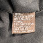 J. McLaughlin Black Ellie Velour A-Line Shift Dress Knot Ruched V-Neck Size M Photo 8