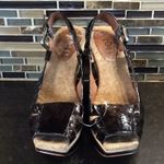 Anthropologie No. 704b patent bronze cork wedge sandal 39.5 Women’s Size 9.5 Photo 2