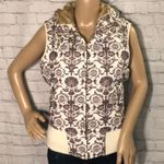 Aeropostale Hooded Puffer Vest Faux Fur Li… Photo 1