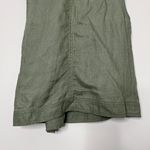 Michael Stars Linen Women's Sleeveless Moto Vest in Green Size XS Photo 9