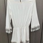 Mini Dress Lace Fringe Trim‎ Size M Photo 4