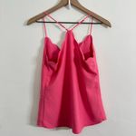 J.Crew Pink Tea Rose Scalloped Crepe Cami Tank Top Size 0 Photo 5