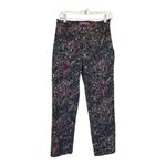 Gloria Vanderbilt  Black Floral Ankle Jeans Size 6 Photo 1