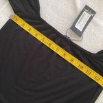 Nasty Gal crop top off the shoulder square neckline cap sleeves size 4 NWT Photo 4