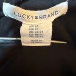 Lucky Brand  Boho Maxi Dress 2X Empire Waist Medallion‎ Print Stretch Pockets Photo 7