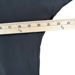 Diane Von Furstenberg  Shirt Womens 2 Black Gold Silk Sheer Blouse Top Party Glam Photo 5