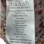 Ba&sh Maxence Button Up Blouse Shirt Beige Large 8 Photo 10