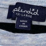 Splendid  Blue Tee Shirt with Blue Stars Photo 2