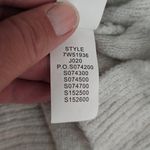 Lucky Brand  Light Gray Cable Knit Sweater Size Medium Photo 8