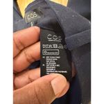 COS Navy Wool-Blend Cuffed Ankle Dress Pants Navy Blue Normcore Career Size 2 Photo 5