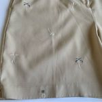 Coral Bay Golf Shorts Tan Embroidered Design Size 30 Sporty Lightweight Preppy Photo 4