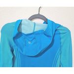Athleta Neothermal Hoodie Womens Size XS Athletic Seamless Stretch Blue Photo 4