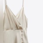 ZARA BLOGGERS FAVE! SATIN EFFECT Buttoned Slip Dress Photo 11