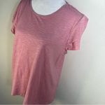 Garnet Hill  Hazel Organic-Cotton & TENCEL™ Ruffle casual pink Tee size M NWOT Photo 5
