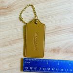 Coach Keychain  Limited Edition Bag Charm Logo Gold Chain Hawaii Stamp Large Size Photo 3