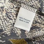 Allison Joy Ali Snake Kimono Grey Yellow M L Photo 8