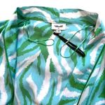Target x DVF Long Satin Disco Zebra Green Robe Photo 3