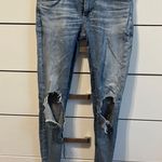 AG Adriano Goldschmied  Distressed Skinny Jeans Photo 1