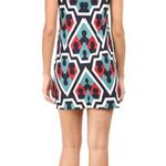 DSquared2 size 0 "Azulejos" Portugese tile work scoop neck club party mini dress Photo 3