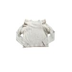 Berenice Paris Knit Sweater Ruffle Shoulders Tan Neutral Women's XS Photo 4