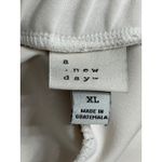 A New Day Women's XL Wide Leg Pull On Pants Beige Cream Career Casual Pockets Photo 2