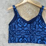 Aerie Offline by Real Me Low Key Longline Recharge Sports Bra in Royal Navy XL Photo 7