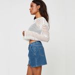 Princess Polly Trevina Denim Mini Skirt Mid Wash Photo 2