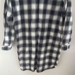 Club Monaco  Flannel Plaid Shirt Dress 100% Cotton 2 Photo 5