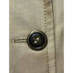 St. John Collection Tan Swing Trench Coat Quilted Satin Lining Classic Luxury S Photo 3